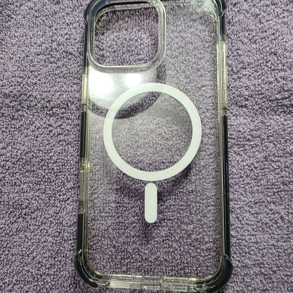 Iphone 16 Pro Max Clear Protective Phone Case with Ring Holder